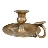 Brass thumb candle holder