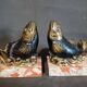 Art Deco bookends. (Zinc alloy)