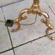 Vintage Louis XV style bronze floor lamp