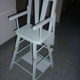 Vintage doll blue high chair