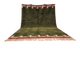 Moroccan Berber rug in khaki green and ecru 300x200 cm – handmade