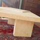 Brutalist coffee table 70s natural stone of Les Eyzies