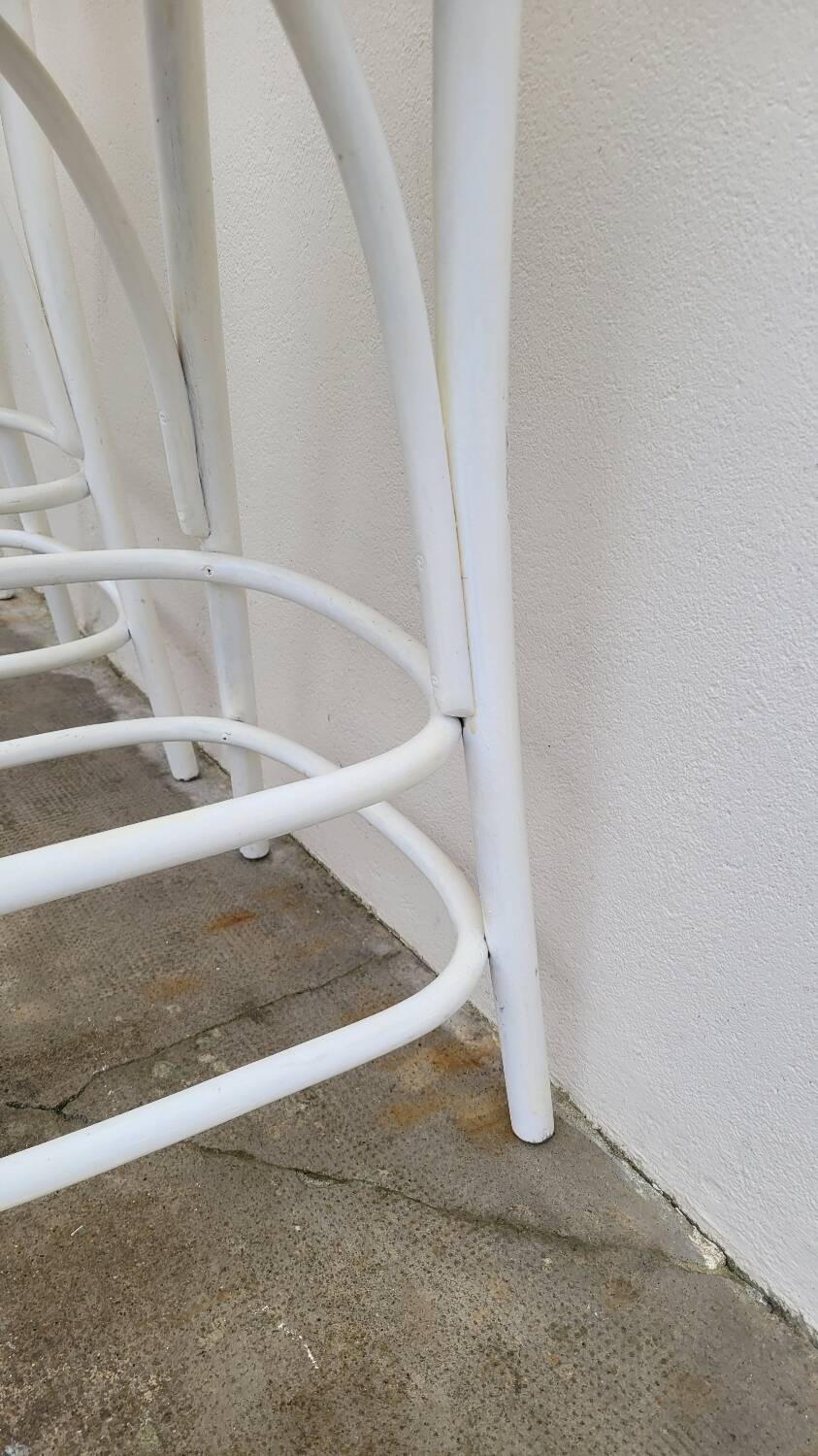 Set of 3 bentwood restaurant bar stools bistro