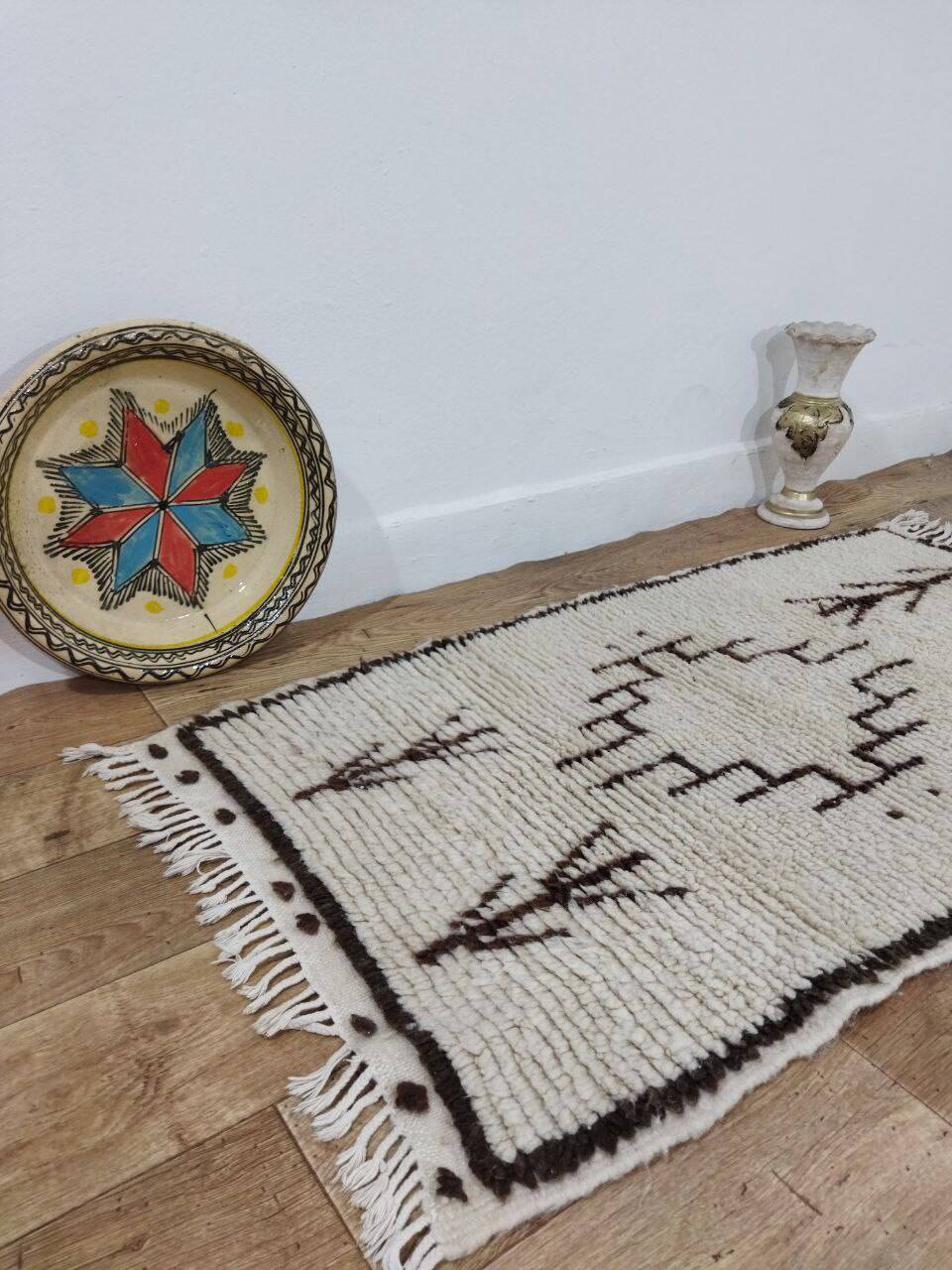Handcrafted Moroccan Berber Rug 133 X 70 CM
