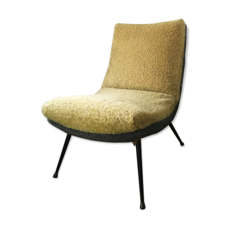 Heater, 60 year old synthetic fur chair
