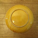 Sarreguemines fruit-decorated barbotine dish Ø30cm