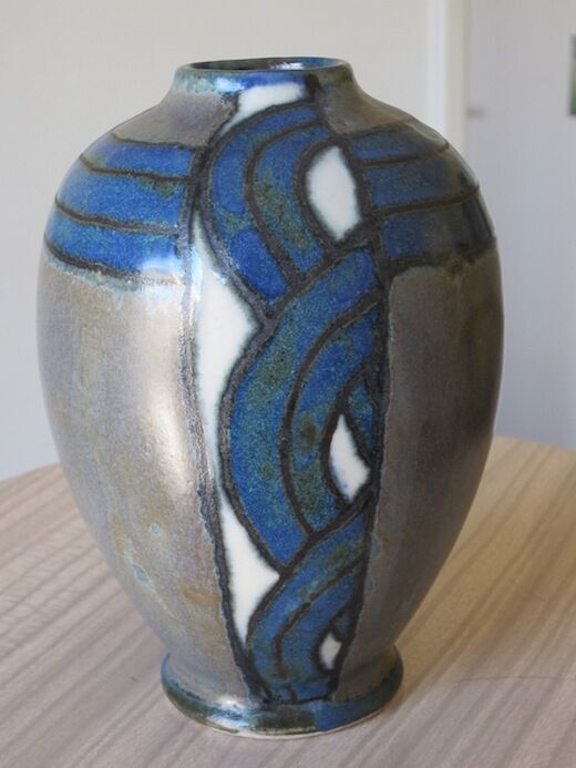 Sandstone vase, HB Quimper Odetta, twentieth century