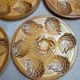Set of 8 vintage oyster plates in majolica – Ateliers du Revernay