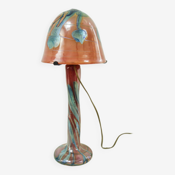 Biot glass art deco lamp
