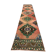 Distressed Turkish Runner 380x72 cm wool Vintage Tribal Rug Pink Green