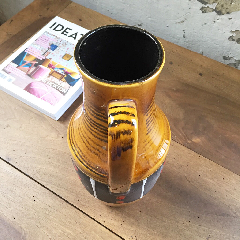 Yellow Scheurich Vase Germany