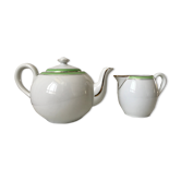 Duo  théière et pot à lait années 60