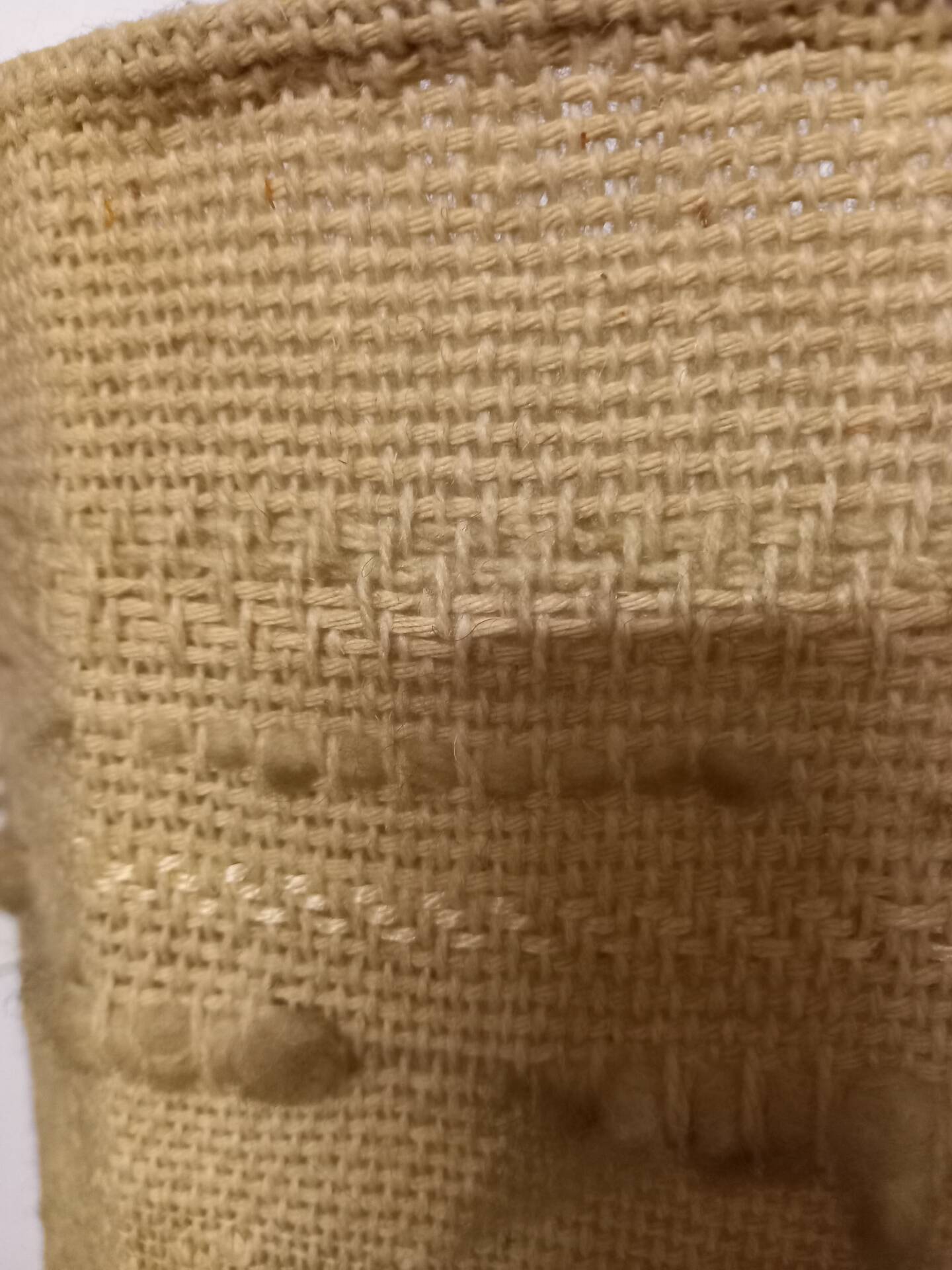 Vintage woven lampshade