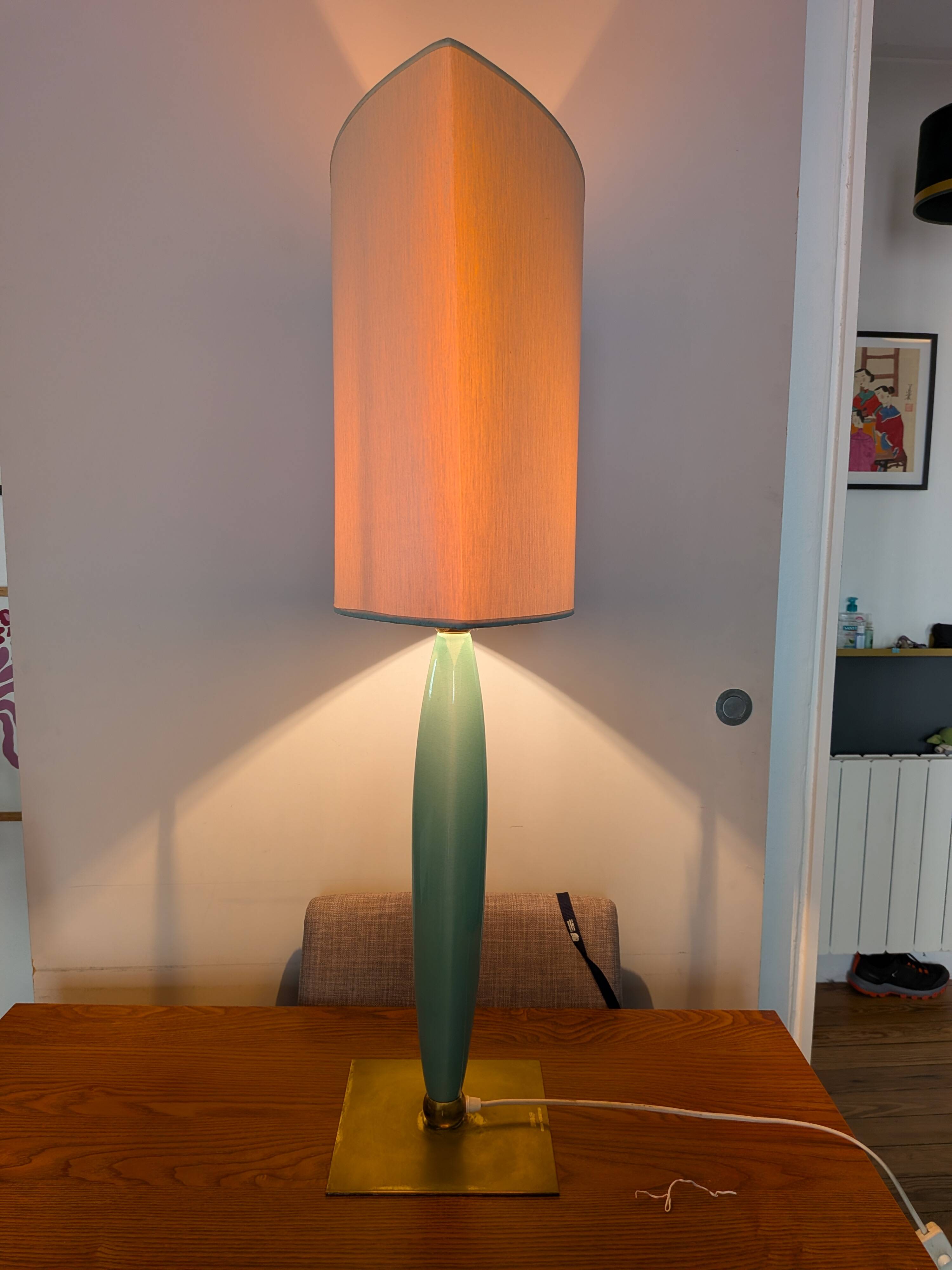 Green Drimmer lamp (Hilton Mac Connico lamp by Drimmer)