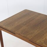 Extendable rectangular dining table in rosewood 'Emmedingen'