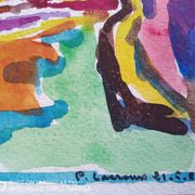 Pierre Lacroux (1909-1993) Gouache on paper 24 x 32 cm - from 1989 - (294)