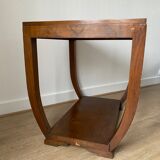 Vintage table in varnished wood