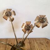 Luster brass flowers