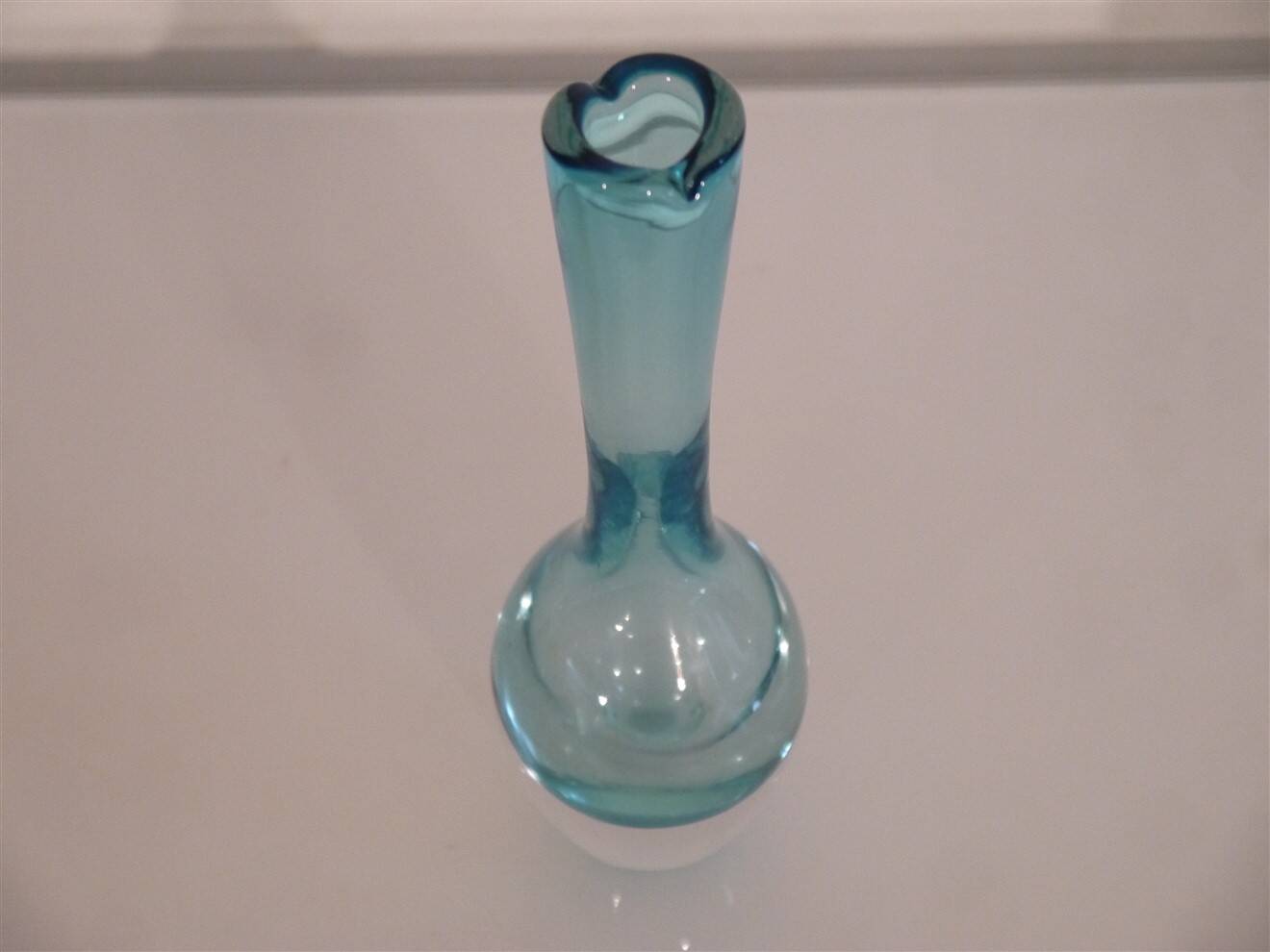 Swedish submerged glass vase 1970