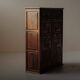 Handcrafted two-door cabinet, Spain, circa 1950