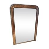 Louis Philippe mirror with gold leaf