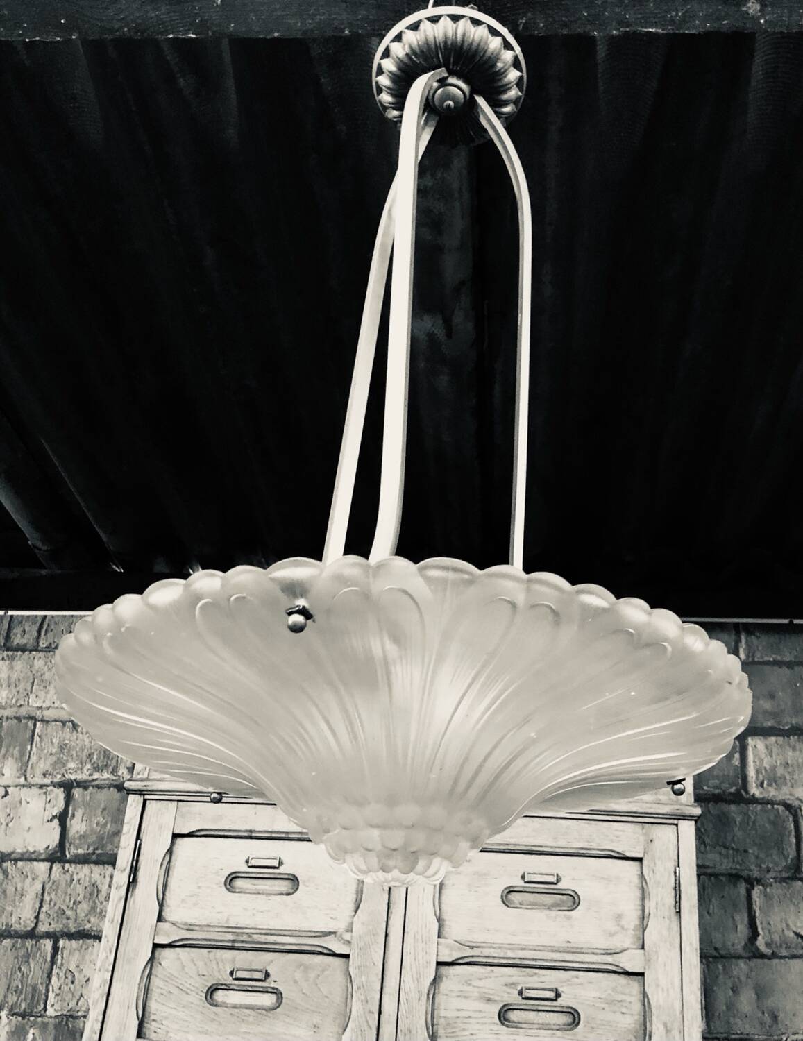 Old Art Deco chandelier