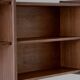 Art deco wall shelf in solid wood