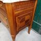 Commode 3 tiroirs plateau marbre style louis xvi en bois de rose