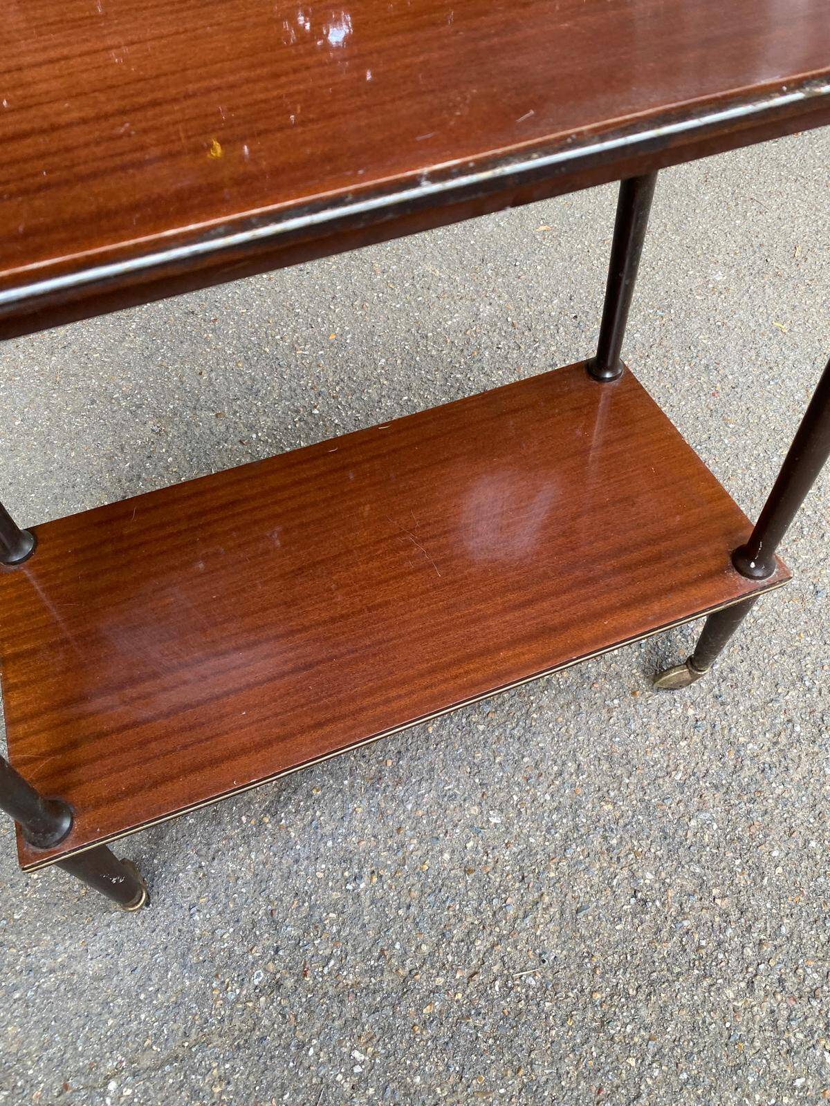 Scandinavian rosewood serving trolley 1960