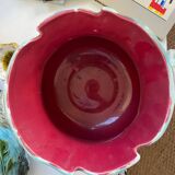 Cache pot poisson en barbotine du début XXème