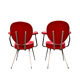2 anciens fauteuils vintage