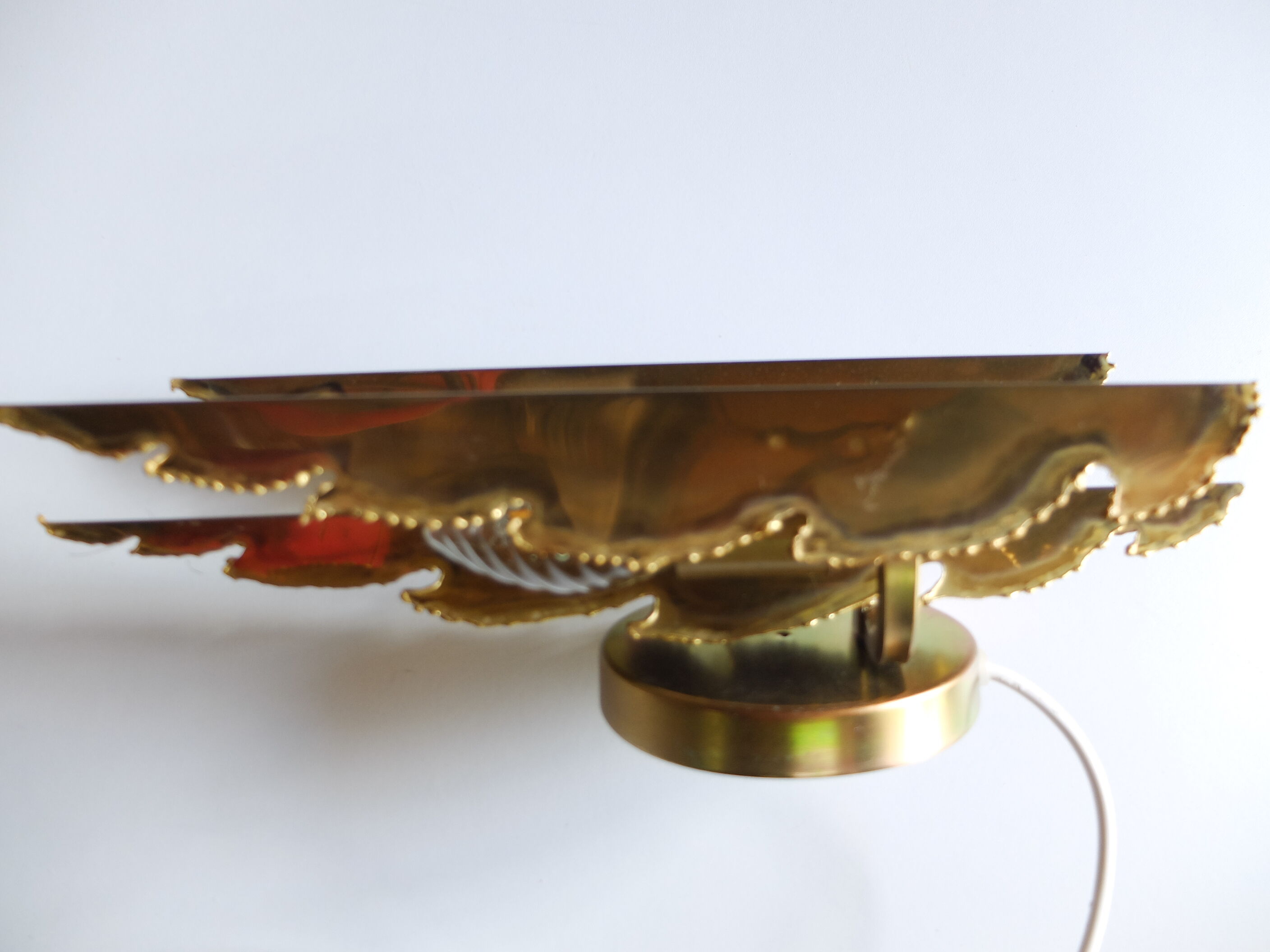Scandinavian wall lamp by Svend Aage Holm, 1960 in brass