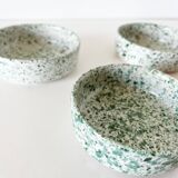 Set of 3 terrazzo ceramic cups
