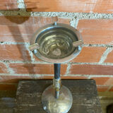 Tulip Foot Ashtray Chrome Metal + Glass Balls + Vintage Ashtray