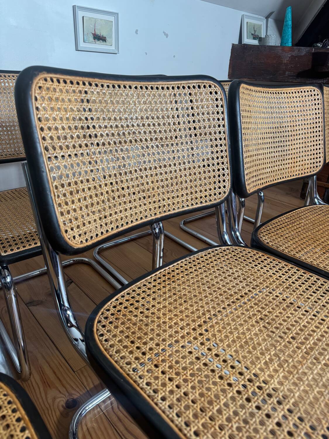 Set of 8 S32 Thonet chairs – Frankenberg Edition