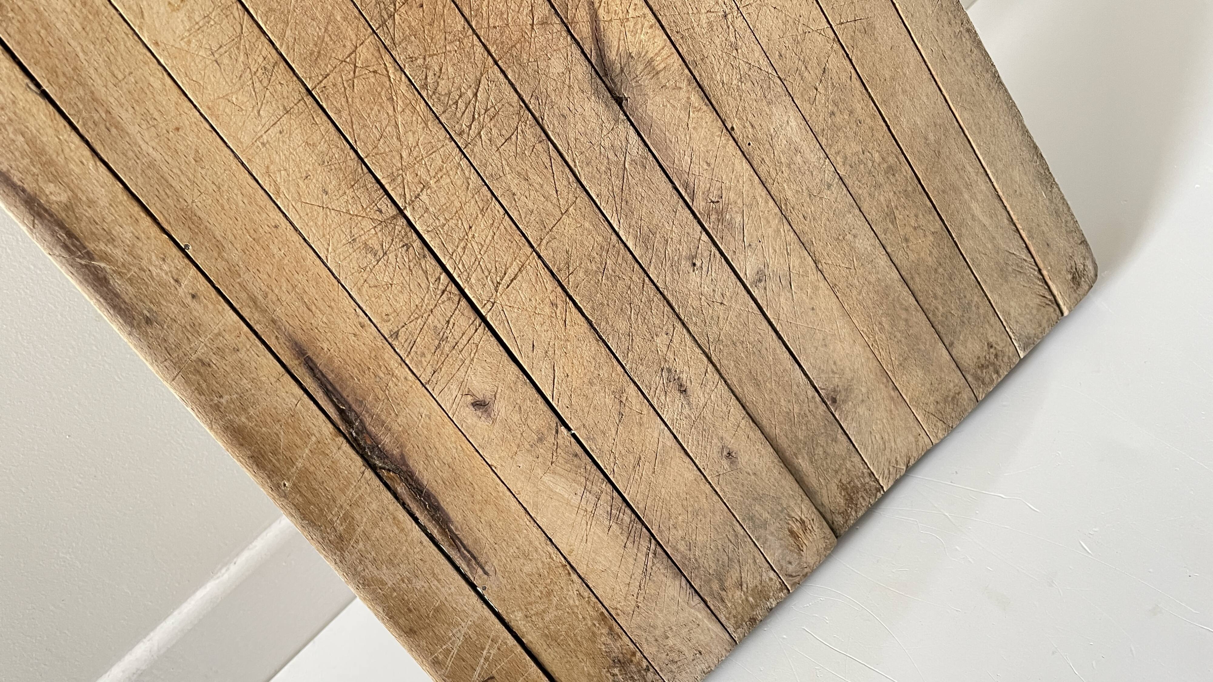 Planche à découper XL bois vintage