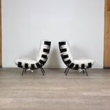 Pair Of Costela Lounge Chairs By Carlo Hauner And Martin Eisler, 1950s