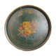 Napoleon III painted metal tray