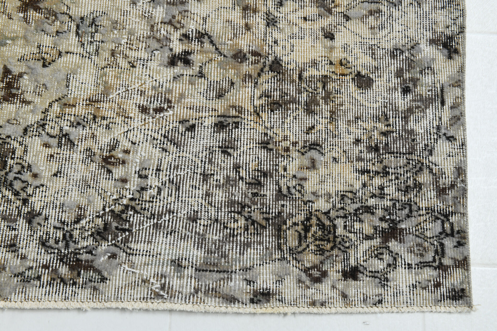 7x9 old antique anatolian turkish rug 289x206cm