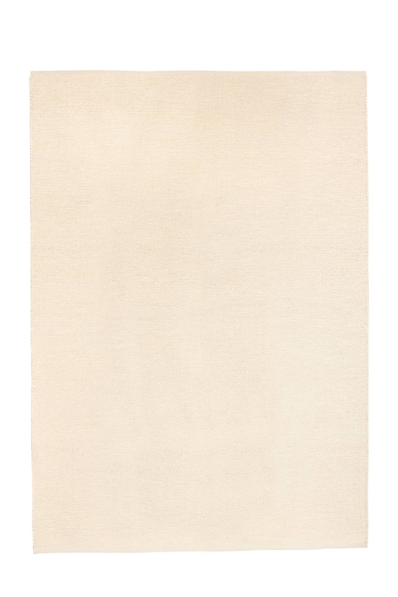 Tapis en coton recycle ecru 150 x 100 cm