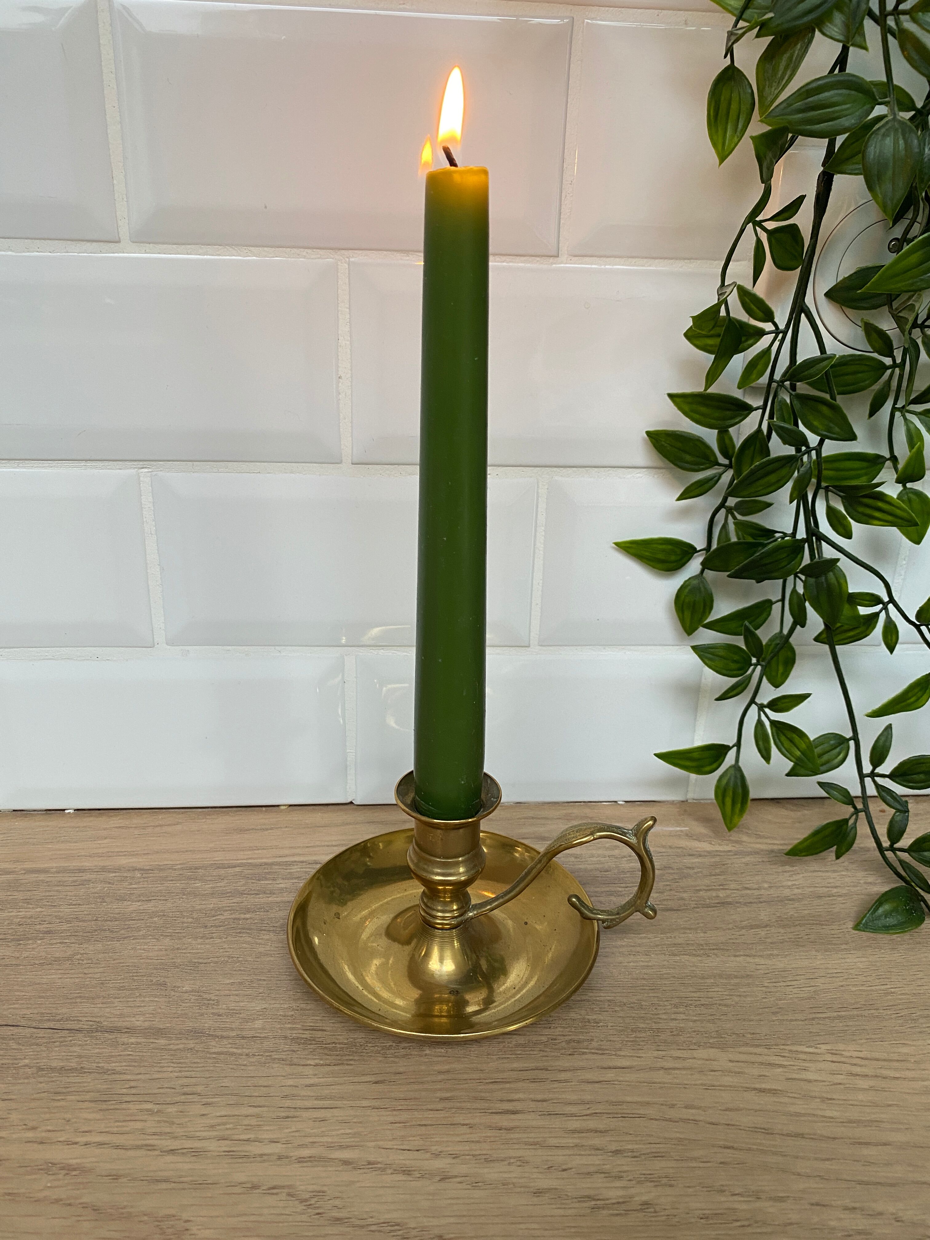 Brass candle holder