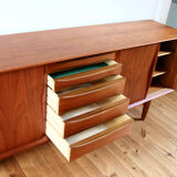 Vintage Scandinavian row Skovby Möbler model 63