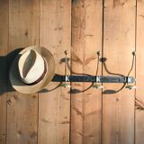 Beautiful 1900 brass and steel wall pad