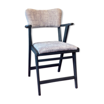 Scandinavian chair feet compass 50's fully restored