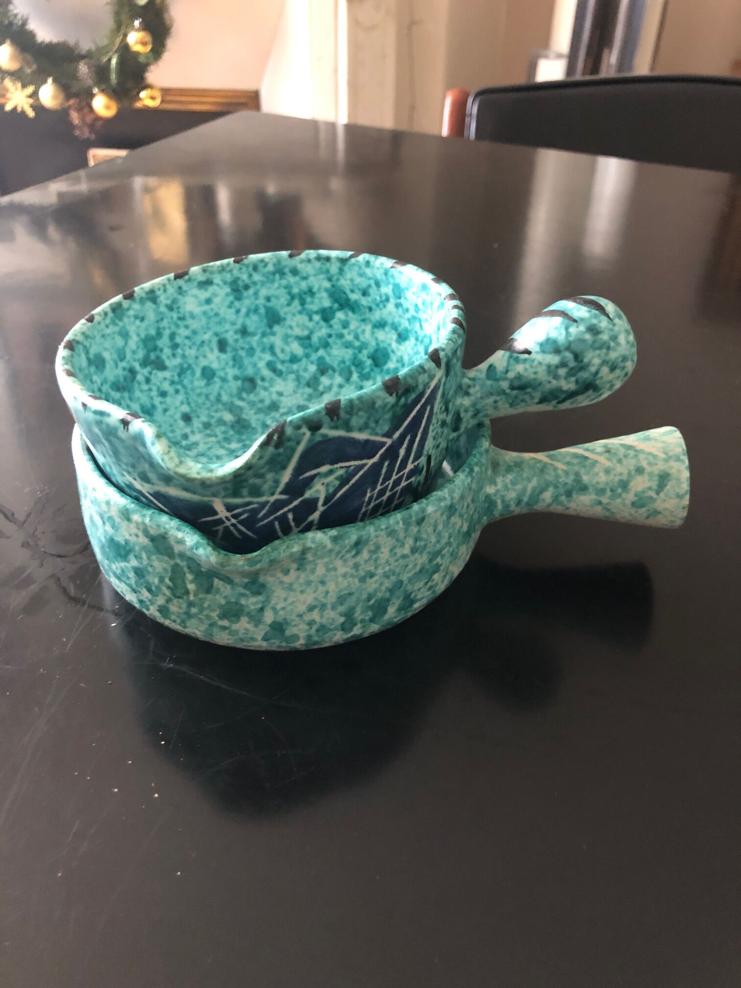 Borty vallauris fish-decorated ceramics