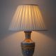 Vintage Talavera Table Lamp, Hand-Painted Ceramic, Spain