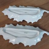 2 raviers en porcelaine