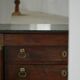 French Empire Commode / Commode, walnut and bronze mounts, 19th century