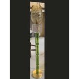 Contemporary Green Murano Glass Floor Lamp