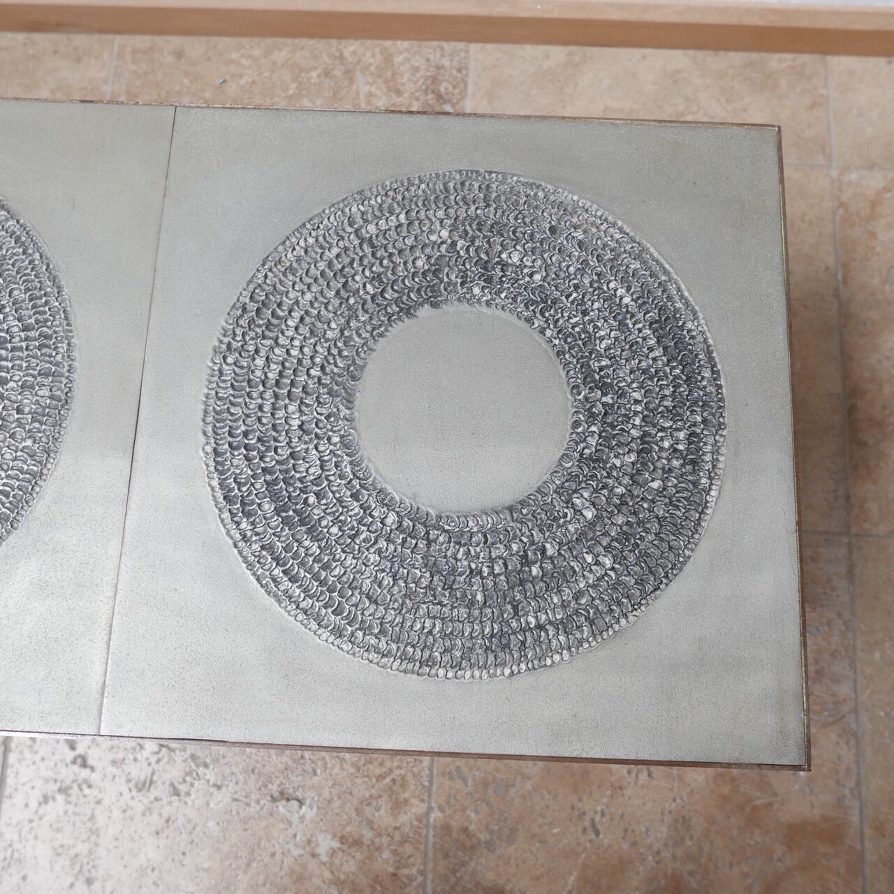 Mid-century brutalist coffee table